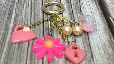 Blush Keychain cum Purse Charm Blush Keychain cum Purse Charm