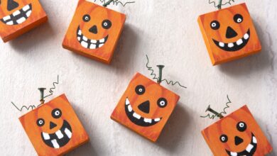 DIY Pumpkin Magnets for the Cutest Halloween Decor