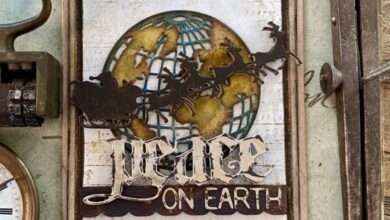 Peace on Earth – iGirlZoe, Crafter & Tim Holtz Addict