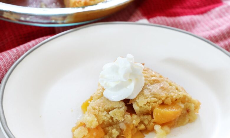 Peach Cobbler Pie – Weekend Craft Peach Cobbler Pie – Weekend Craft