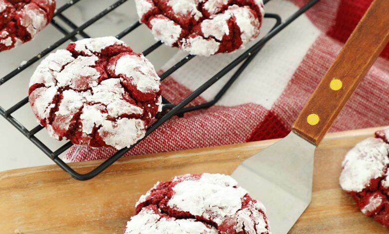 Red Velvet Crinkle Cookies – Weekend Craft Red Velvet Crinkle Cookies – Weekend Craft
