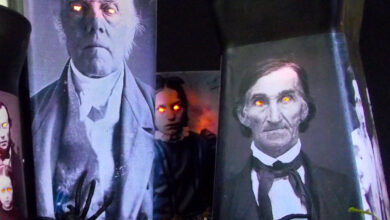 Turn Thrifted Vases into Spooky Candle Holders in Minutes