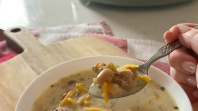 Slow Cooker White Chicken Sausage Chili Slow Cooker White Chicken Sausage Chili