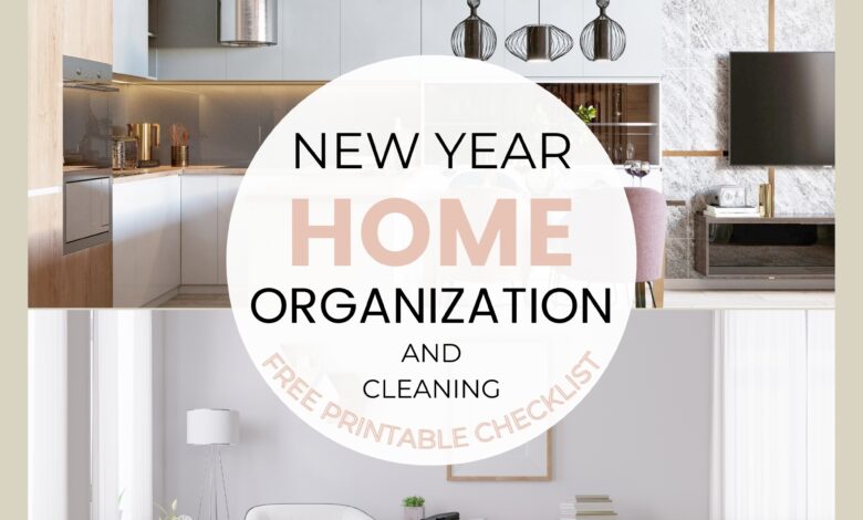 Start the New Year Right: A Guide to Home Organization + Free Printable!