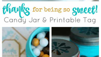 “Thanks for Being so Sweet” Candy Jar Gift Idea “Thanks for Being so Sweet” Candy Jar Gift Idea