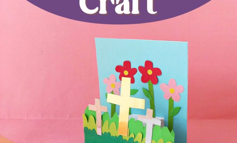 DIY Easter Pop-Up Card (Free Template!)