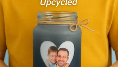 Ombre Heart Father’s Day Photo Jar – Upcycled Gift from the Heart — CraftBits.com