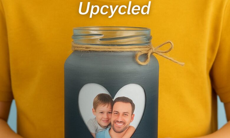 Ombre Heart Father’s Day Photo Jar – Upcycled Gift from the Heart — CraftBits.com Ombre Heart Father’s Day Photo Jar – Upcycled Gift from the Heart — CraftBits.com