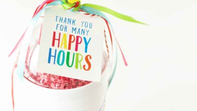 Teacher Appreciation Gift: “Thank You for Many Happy Hours” Sonic Gift Card Idea