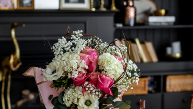 Heart Shaped Rose Bouquet for Valentine’s Day