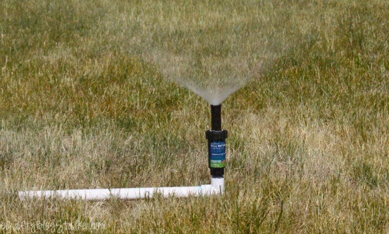 Make a Lawn Watering Sprinkler with PVC Pipe