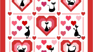 Mod Valentine Quilt Pattern