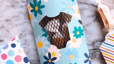 Baby Shower Pillow Box SVG