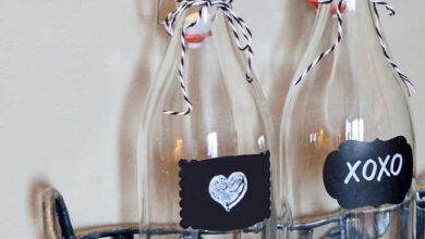 Valentine Water Bottles: A Quick Valentine’s Day Craft