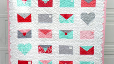 Valentine’s Day Quilt Pattern – Sealed with Love