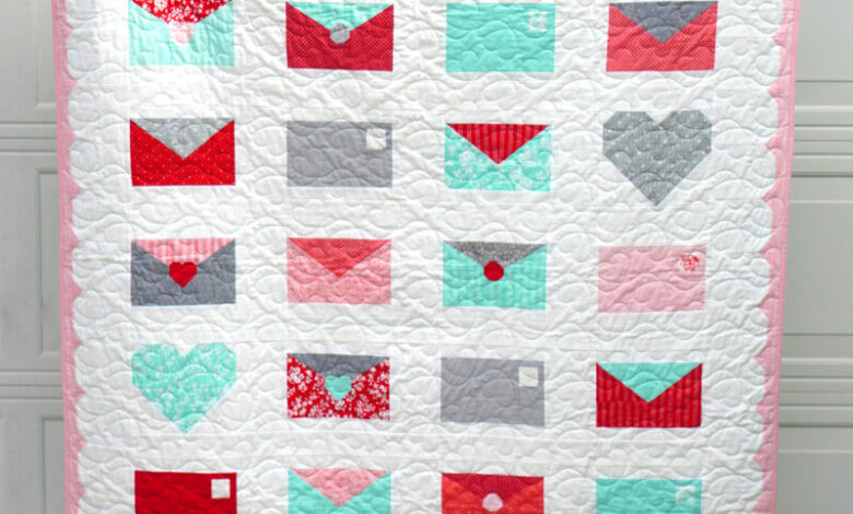 Valentine’s Day Quilt Pattern – Sealed with Love